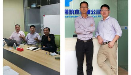 熱烈歡迎上海大學周歧斌博士蒞臨雷寧普參觀指導工作